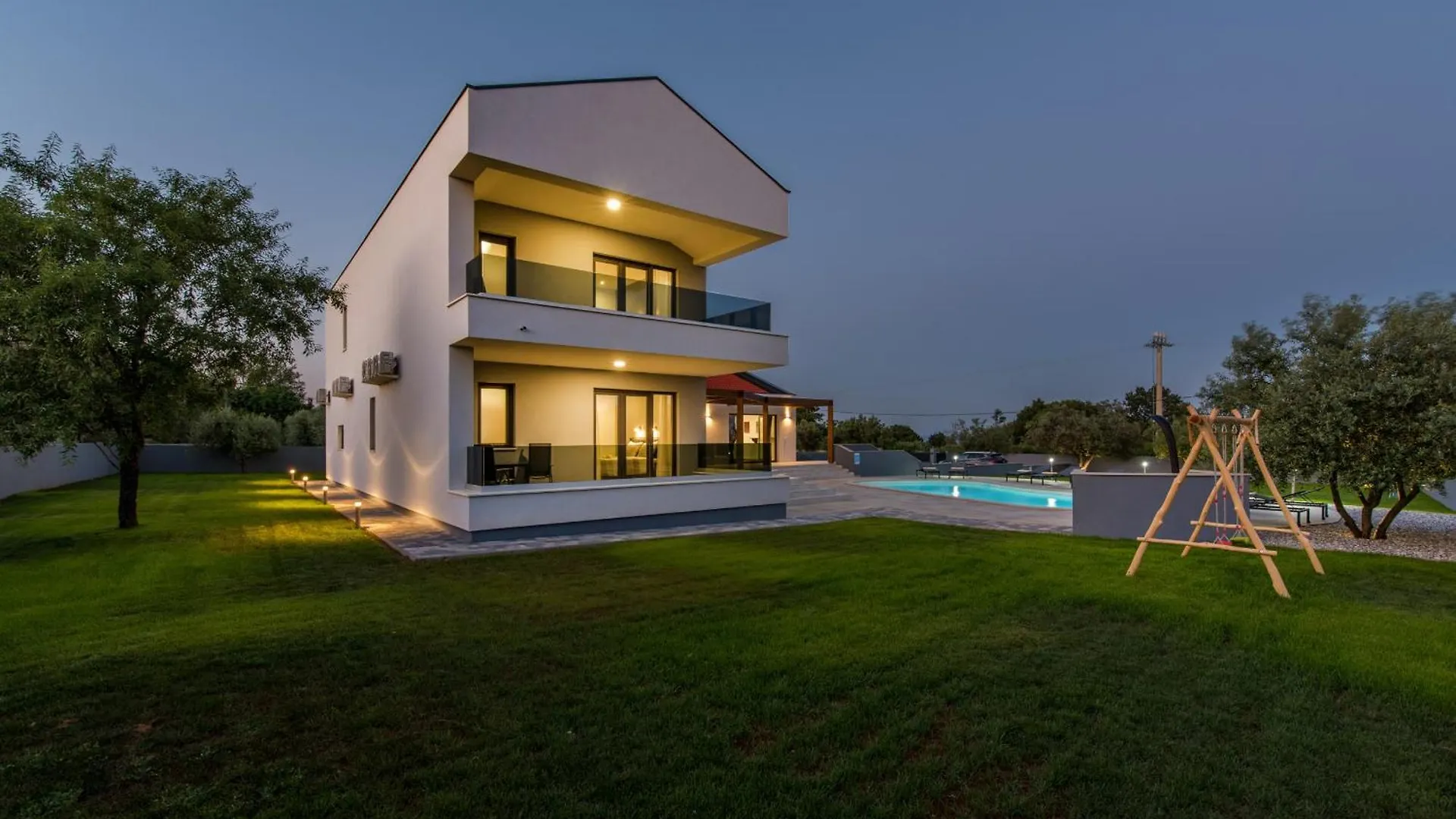 Villa Posidonia Near Pula With Sea View And Surrounded By Olive Trees Krnica Kroatien