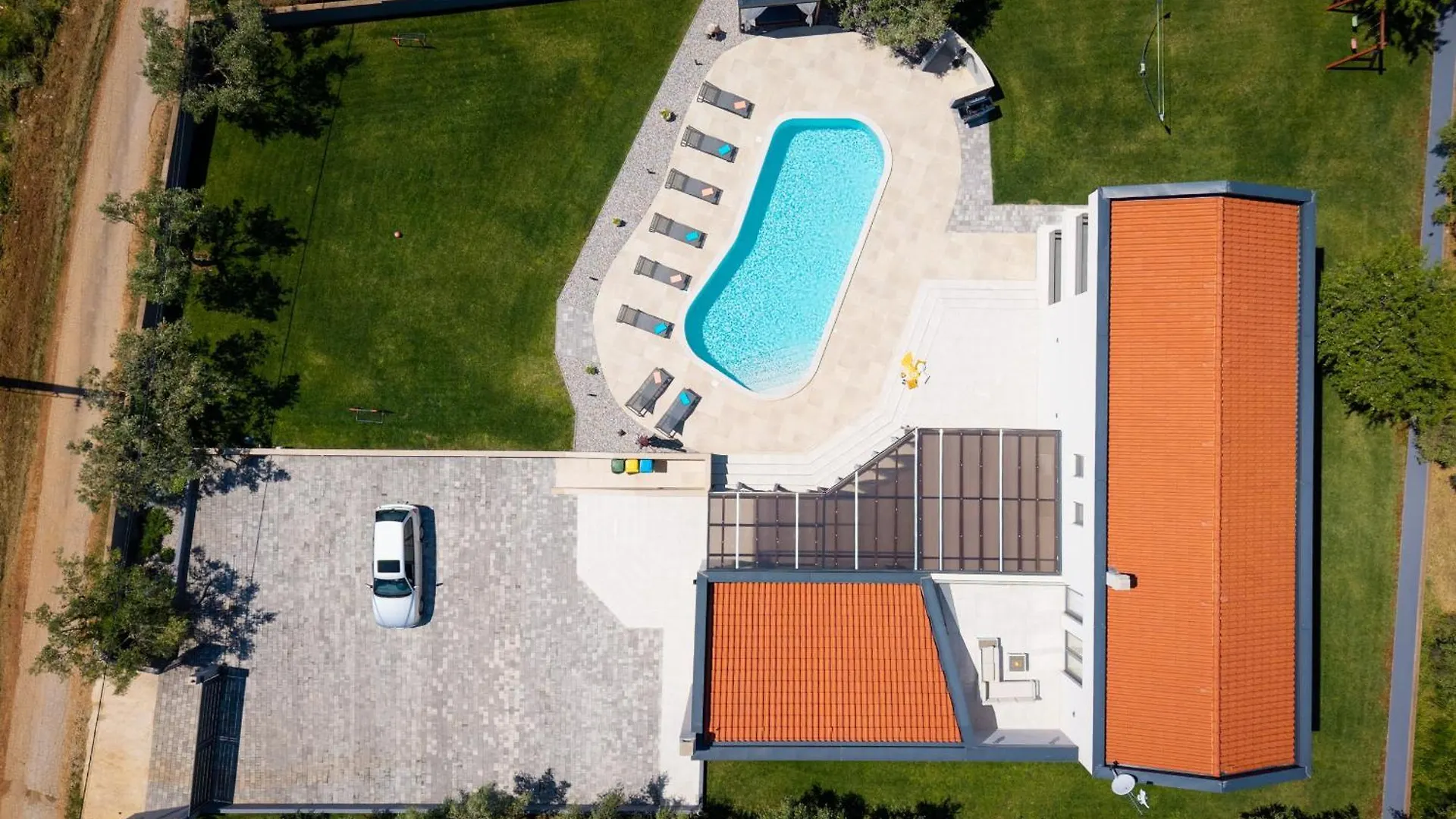 Villa Posidonia Near Pula With Sea View And Surrounded By Olive Trees Krnica 0*,  Kroatien