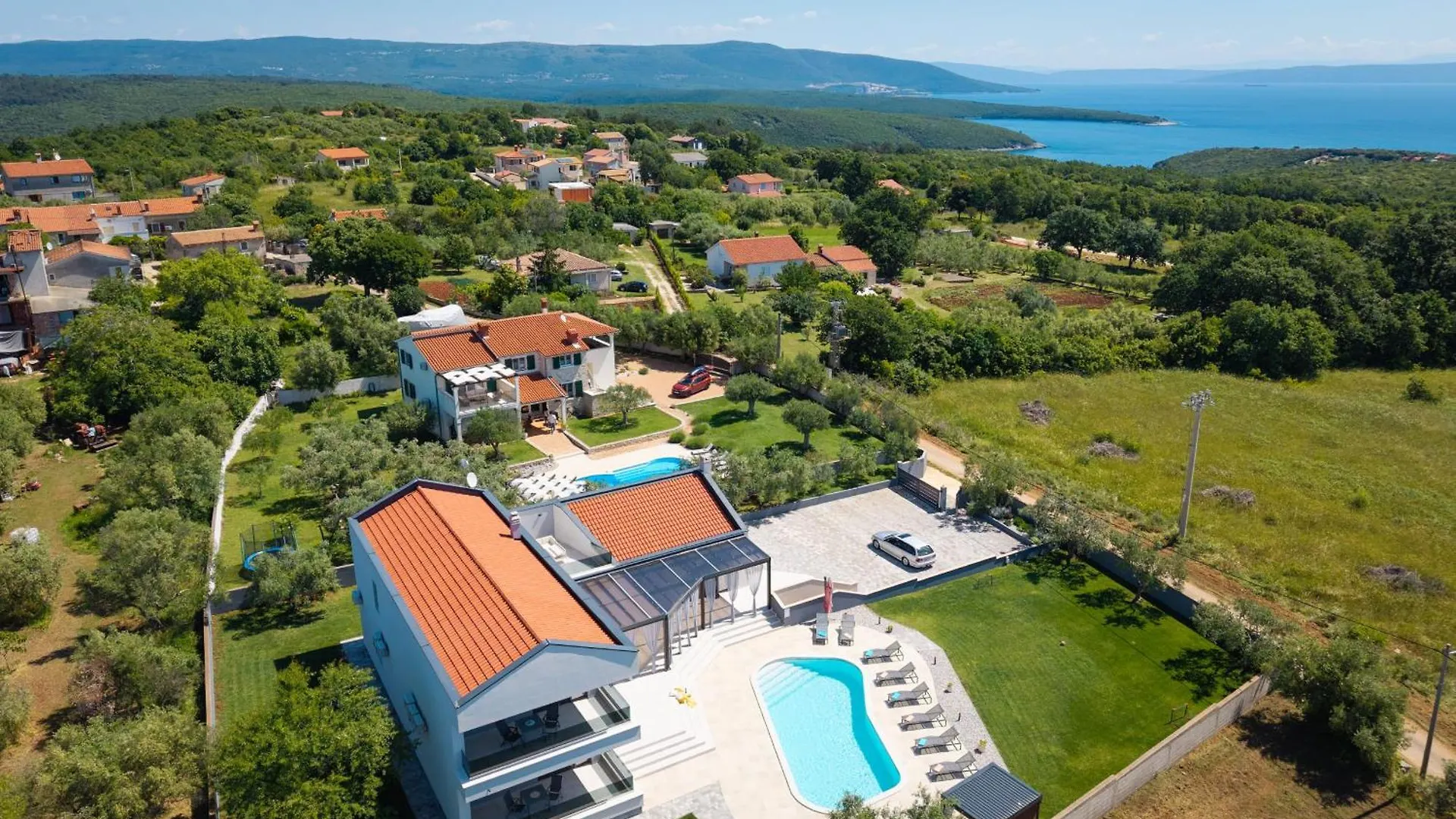 Villa Posidonia Near Pula With Sea View And Surrounded By Olive Trees Krnica